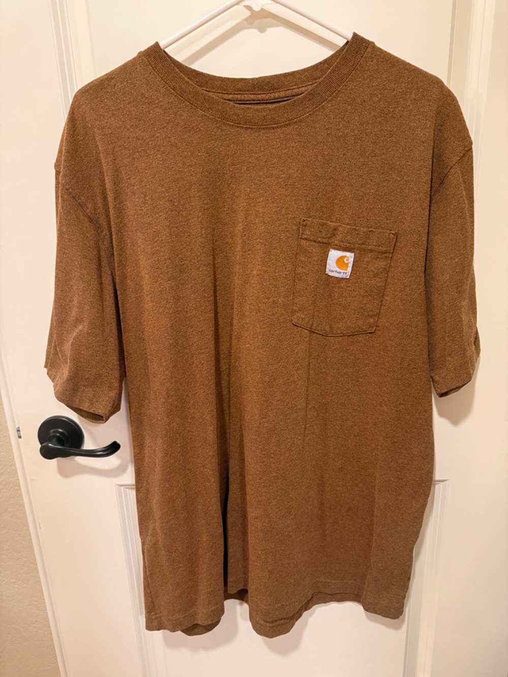 Carhartt Short-Sleeve Pocket Tee in Brown
